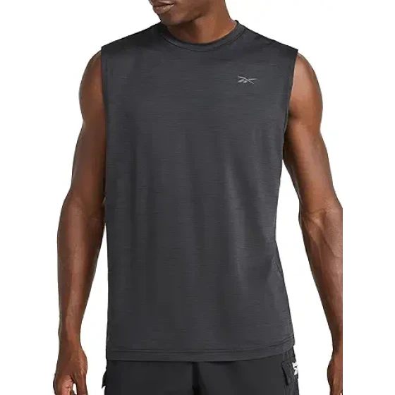 锐步男士肌肉运动圆领背心