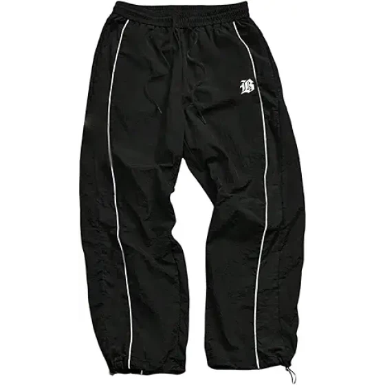 OYOANGLE 男士印花运动裤 抽绳腰带 宽松版型 健身跑步运动裤