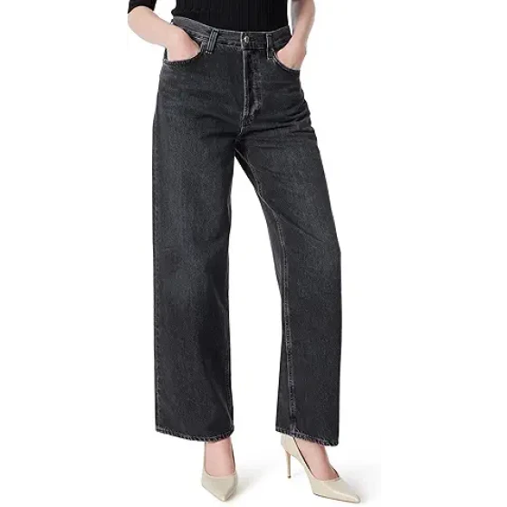 DEE OCLEPPO 女士 Kit 5 口袋直筒阔腿牛仔裤（标准款）