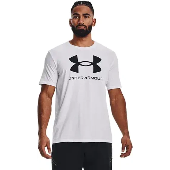 Under Armour 男士运动风 Logo 短袖 T 恤