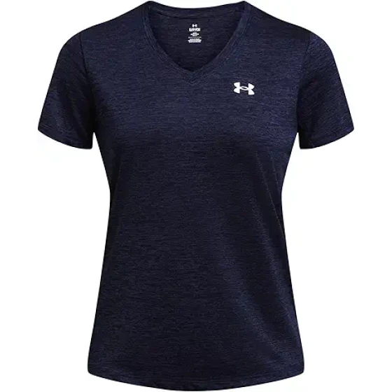 Under Armour 女款 Tech 短袖 V 领扭结