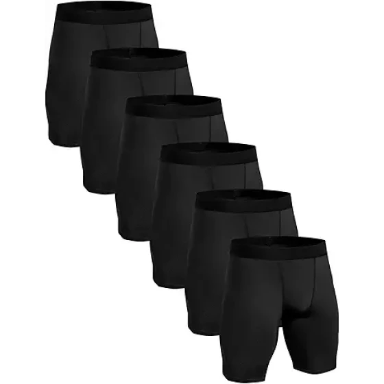 男士压缩短裤 运动健身跑步内衣短裤 氨纶