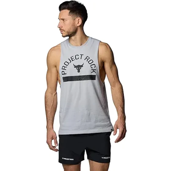 Under Armour 男士 Project Rock Payoff 图案无袖T恤