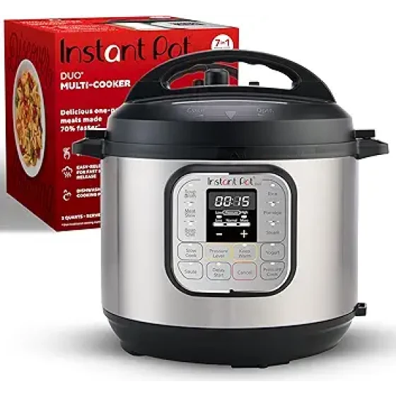 Instant Pot Duo 7合1迷你电压力锅，集慢炖饭、蒸煮、翻炒、酸奶制作、保温和消毒功能于一体