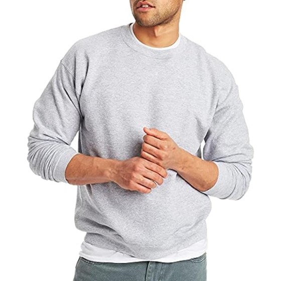 Hanes Men's Sweatshirt, EcoSmart Fleece Crewneck Sweatshirt, Big & Tall Available, 1 or 2-Pack