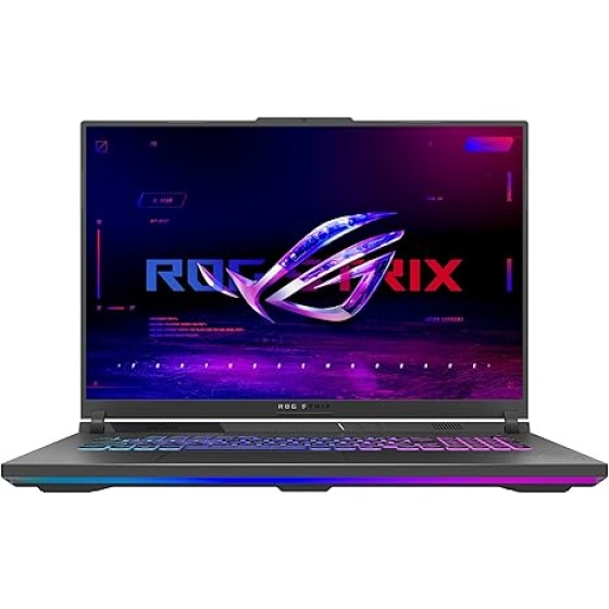 华硕 ROG Strix G18 (2025) 游戏笔记本电脑，18 英寸 ROG FHD+ 16:10 144Hz 显示屏，NVIDIA® GeForce RTX™ 5050 显卡，AMD Ryzen™ 9 8940HX 移动处理器