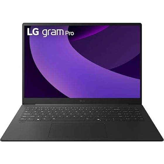 LG gram Pro 16英寸轻薄笔记本电脑，英特尔Evo版，搭载英特尔酷睿Ultra9 285H处理器、NVIDIA RTX5050显卡、Windows 11家庭版操作系统、32GB内存、2TB固态硬盘，黑色