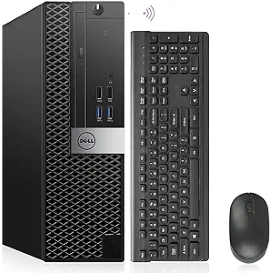 戴尔台式电脑 Windows 11 Pro OptiPlex 7040 i7 i7-6700 3.40GHz,32GB RAM DDR4 1TB M.2 NVMe ,AX210  Wi Fi 6E, HDMI 3